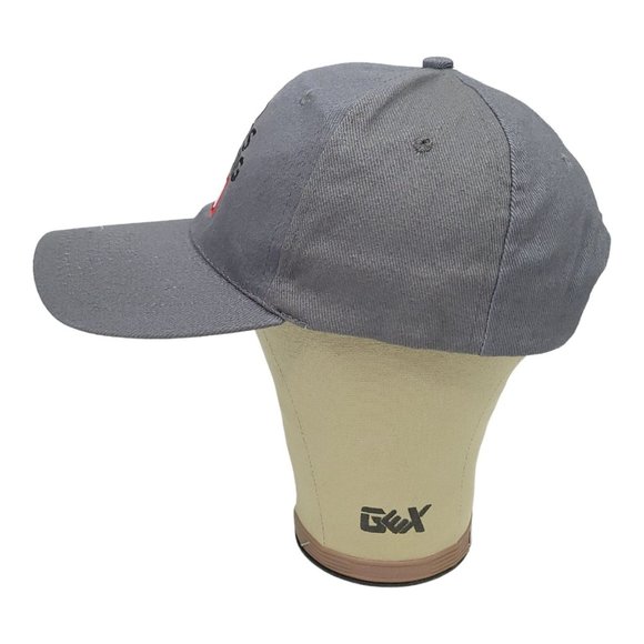 NRA Adult Strapback Cap Trucker Baseball 150 Years Strong Hat 2 Tone Gray - Picture 6 of 12